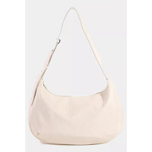 Fame Faux Leather Hobo Crescent Shoulder Bag